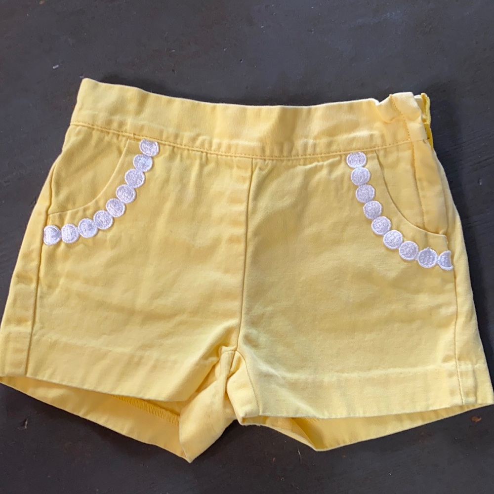 Yellow Janie and Jack shorts